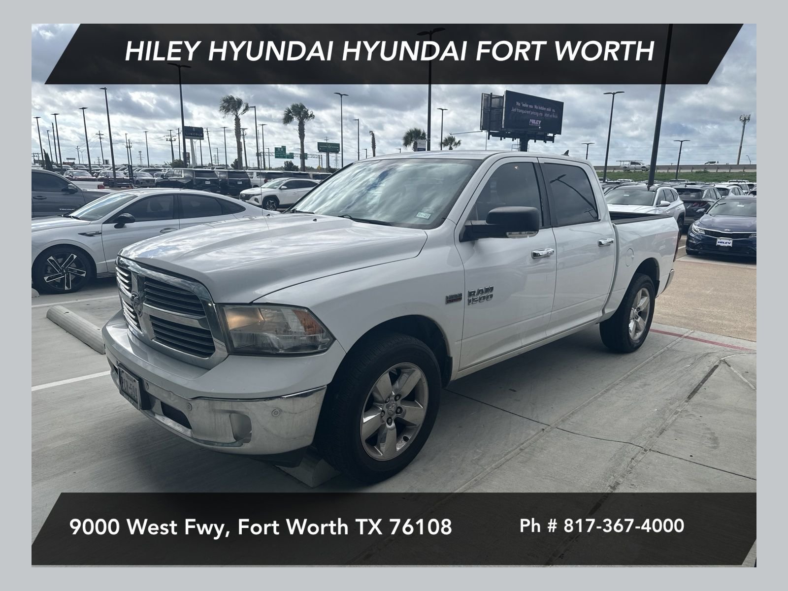 Used 2015 Bright White Clearcoat Ram Big Horn image 1