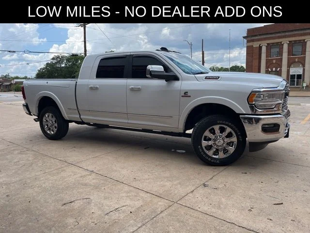 Used 2022 Bright White Clearcoat Ram Limited image 9