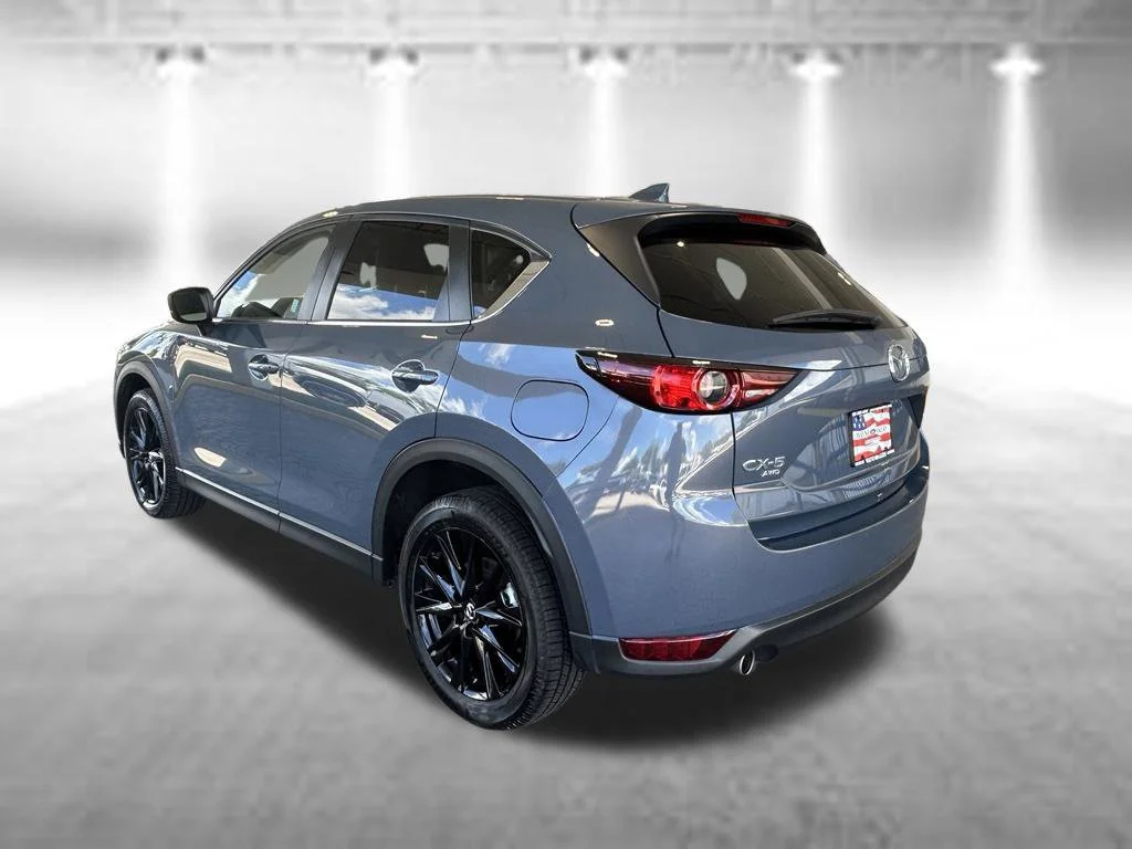 Used 2021 Polymetal Gray Metallic Mazda Carbon Edition image 7