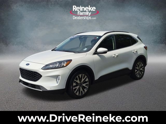 White Metallic 2020 Ford Escape SUV / Crossover All-Wheel Drive 8-Speed Automatic
