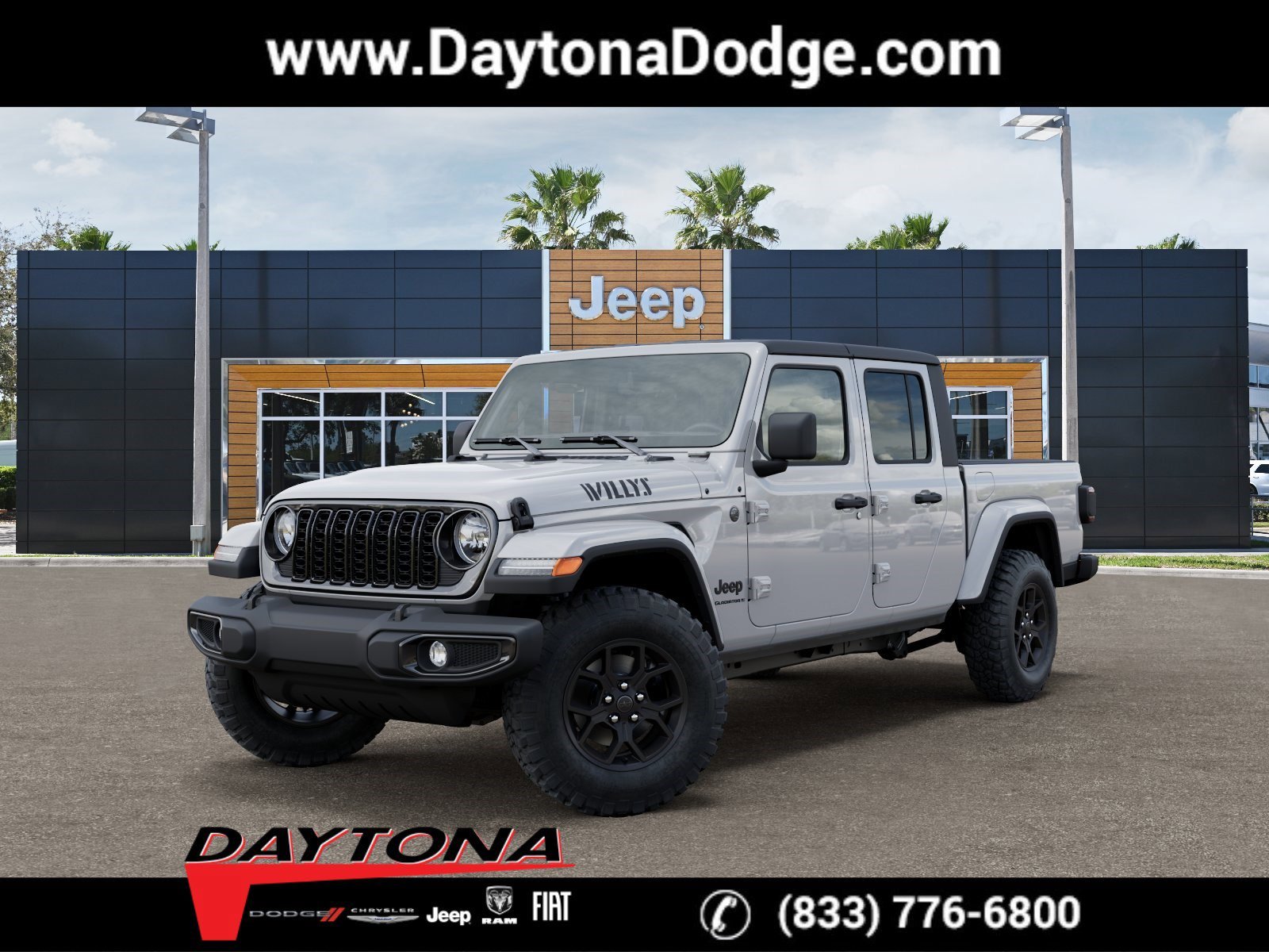 New 2026 Bright White Clearcoat Jeep Willys image 1