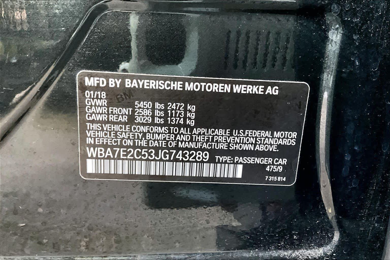 Used 2018 Black Sapphire Metallic BMW 740i image 31