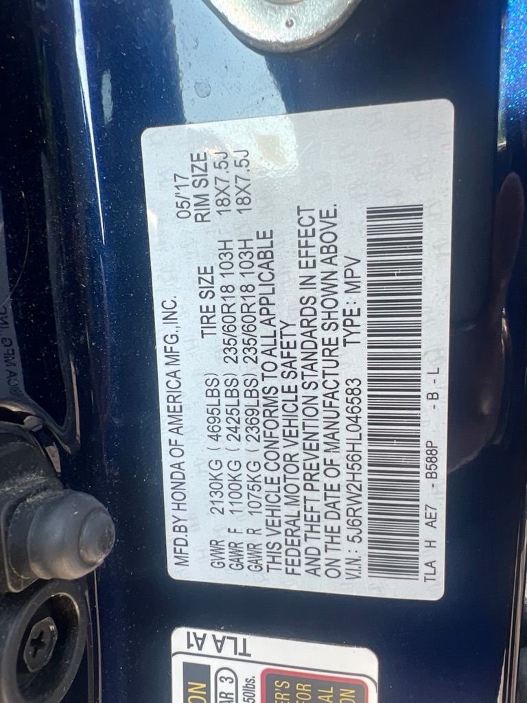 Used 2017 Blue Honda EX image 14