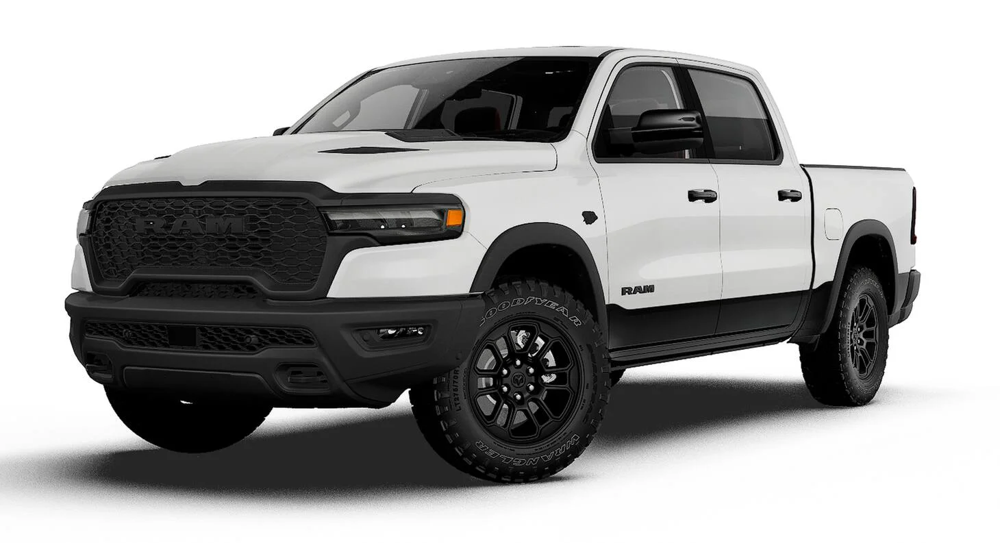 New 2027 Bright White Clear-Coat Exterior Paint RAM REBEL image 1