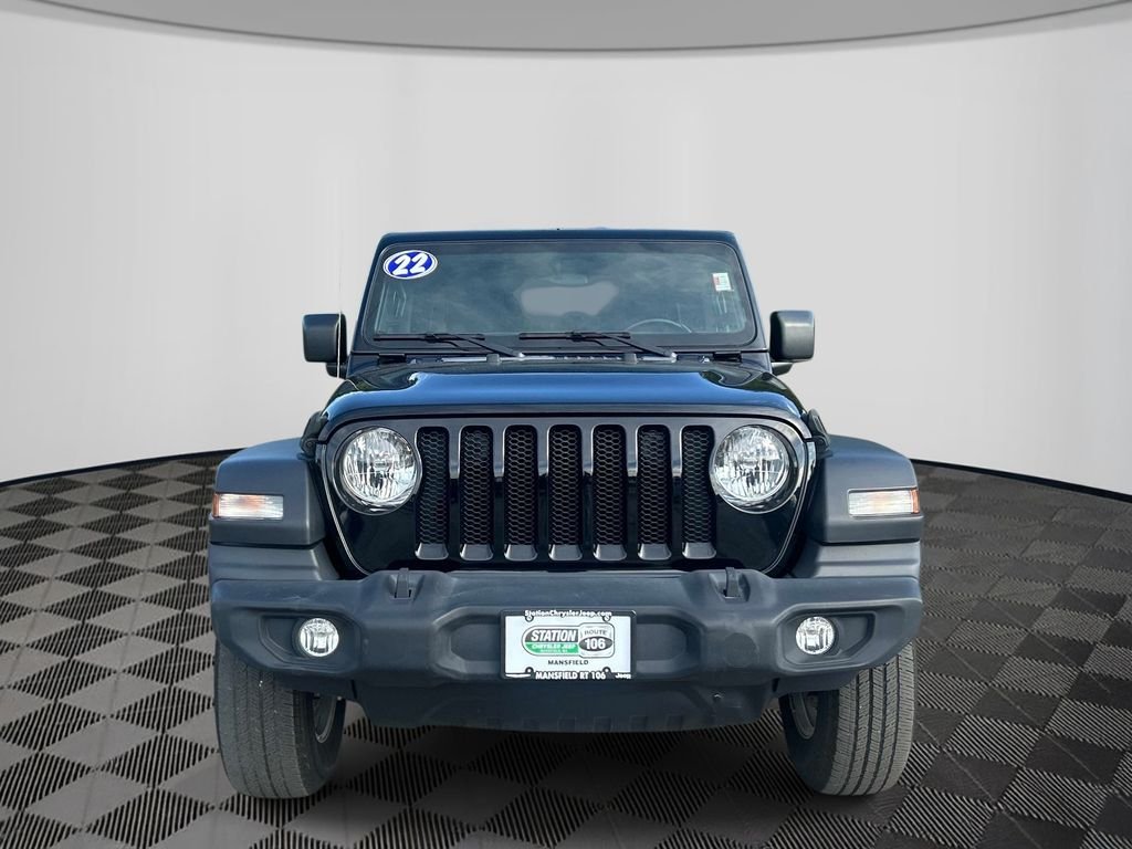 Used 2022 Black Jeep Unlimited Sport S image 8