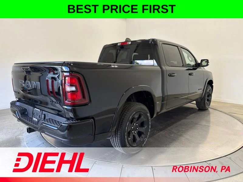 New 2026 Diamond Black Crystal Pearl-Coat Exterior Paint RAM Big Horn/Lone Star image 7