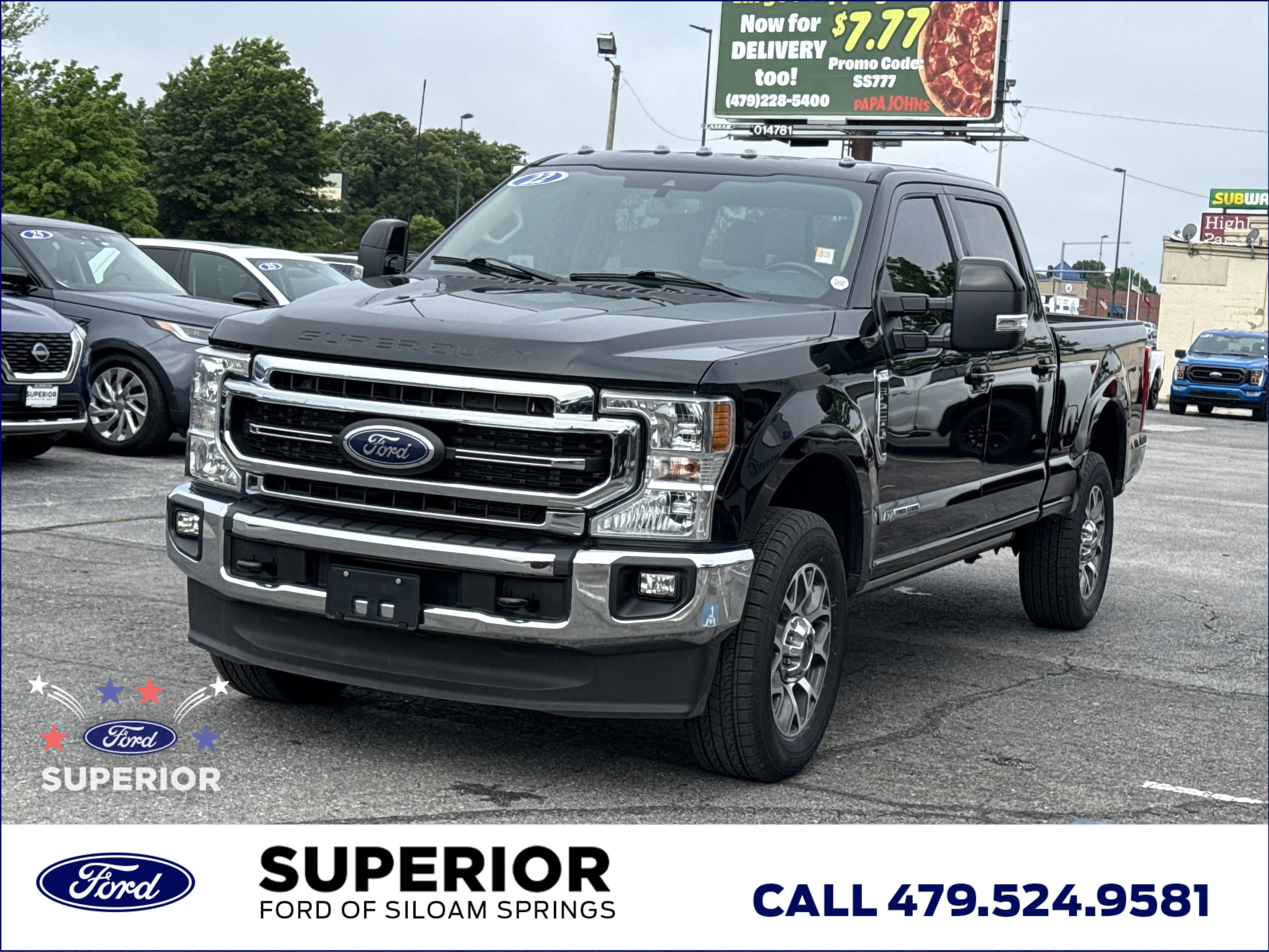 Used 2022 Agate Black Metallic Ford Lariat 4WD image 12