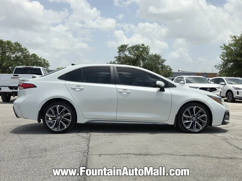 Used 2021 Black Sand Pearl TOYOTA XSE CVT image 5