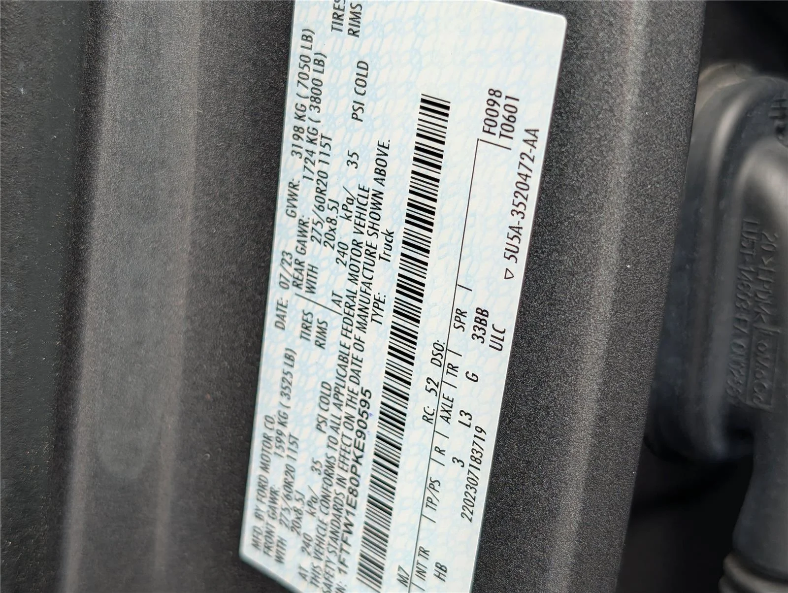 Used 2023 Carbonized Gray Ford LARIAT image 32