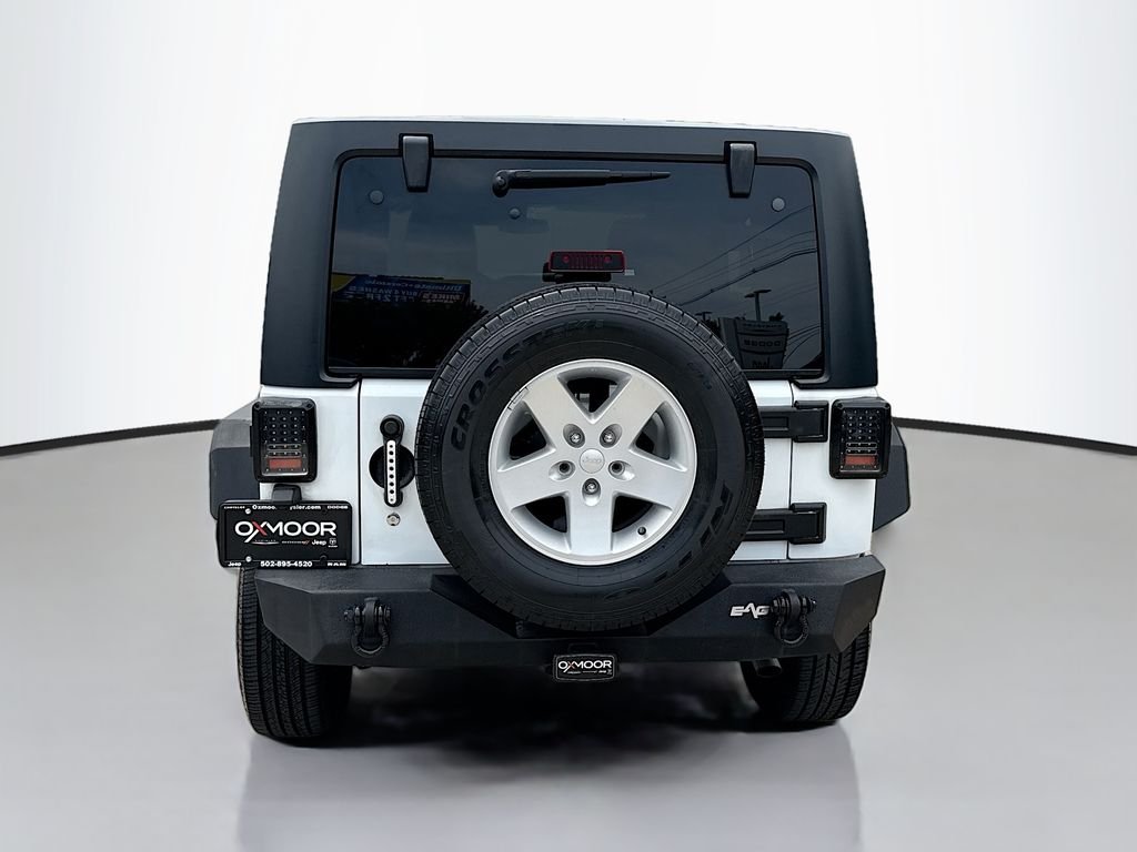 Used 2017 Bright White Clearcoat Jeep Sport image 6