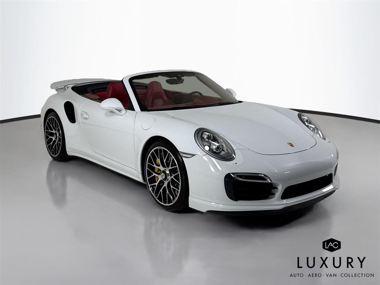 Used 2015 White Porsche Turbo S Cab image 3