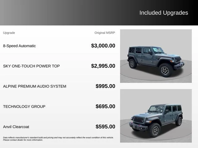 New 2026 Anvil Clearcoat Jeep Rubicon image 4