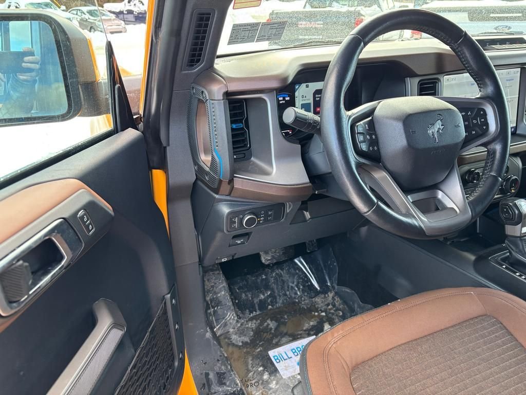 Used 2022 Orange Metallic Ford Outer Banks 4 door Luxury Pkg Navigation image 9