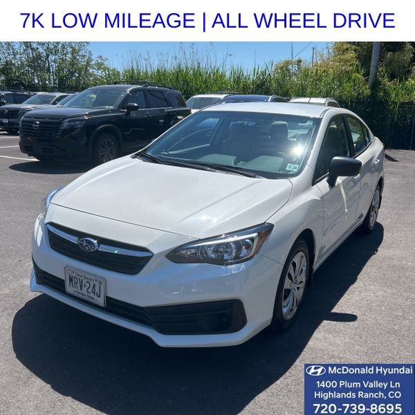 Used 2023 White Subaru Base image 1