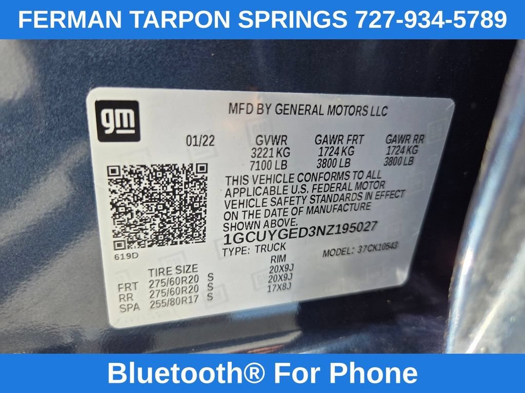 Used 2022 Northsky Blue Metallic Chevrolet LTZ image 24