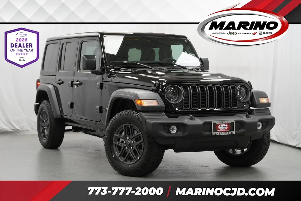 New 2026 Black Clearcoat Jeep Sport S image 1