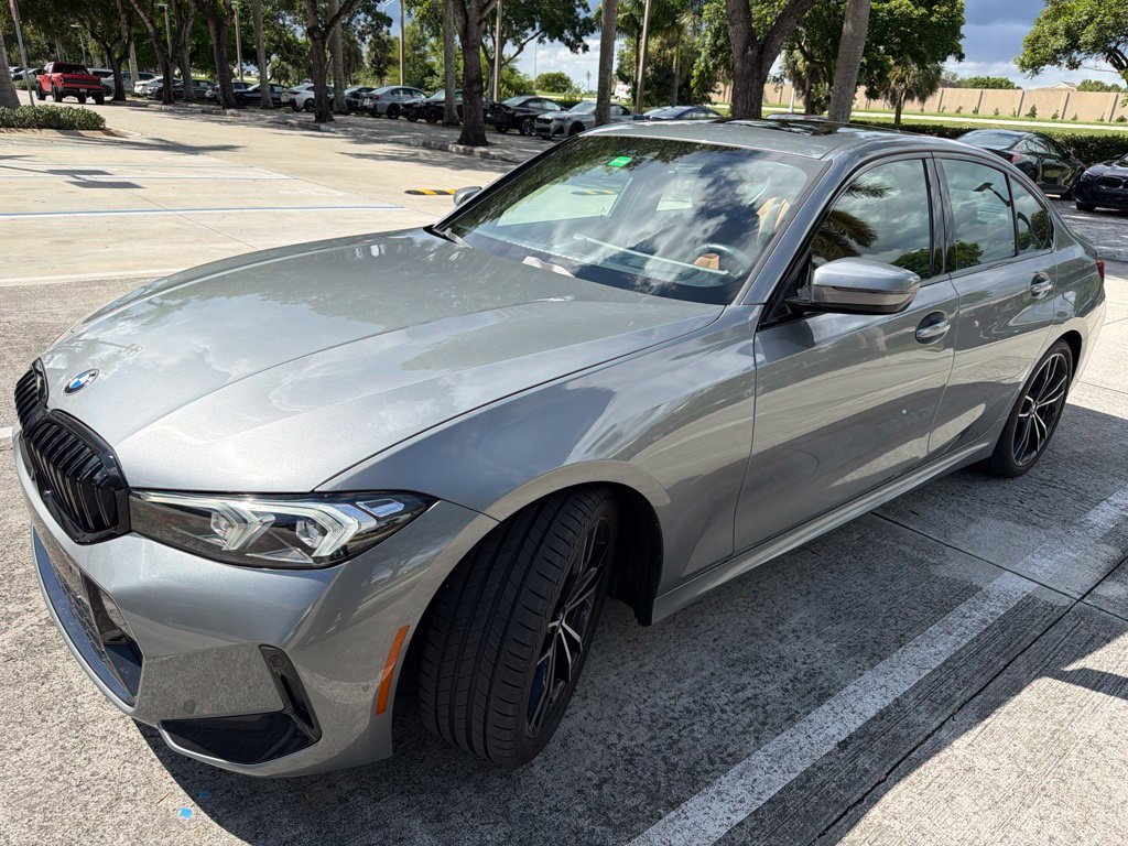 Certified Used 2023 Skyscraper Gray Metallic BMW 330i image 2