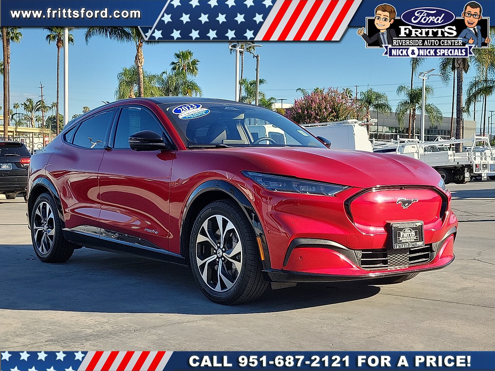 Certified Used 2023 Red Metallic Ford Premium image 22
