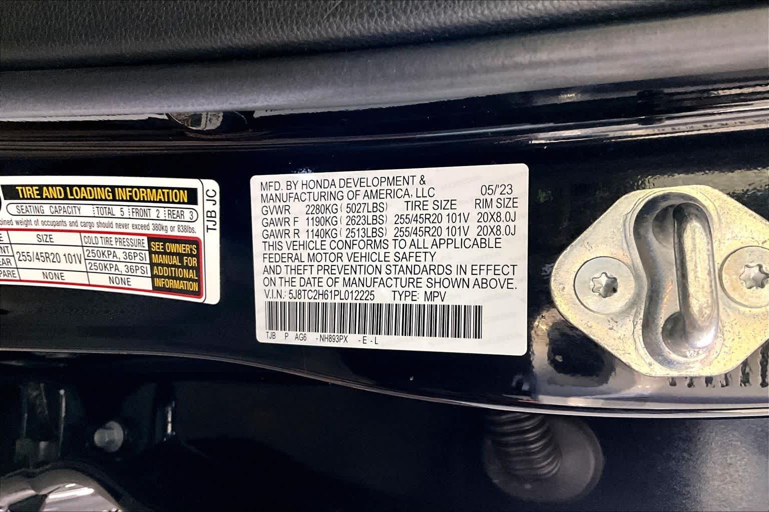 Certified Used 2023 Majestic Black Pearl Acura With A-Spec Package image 34