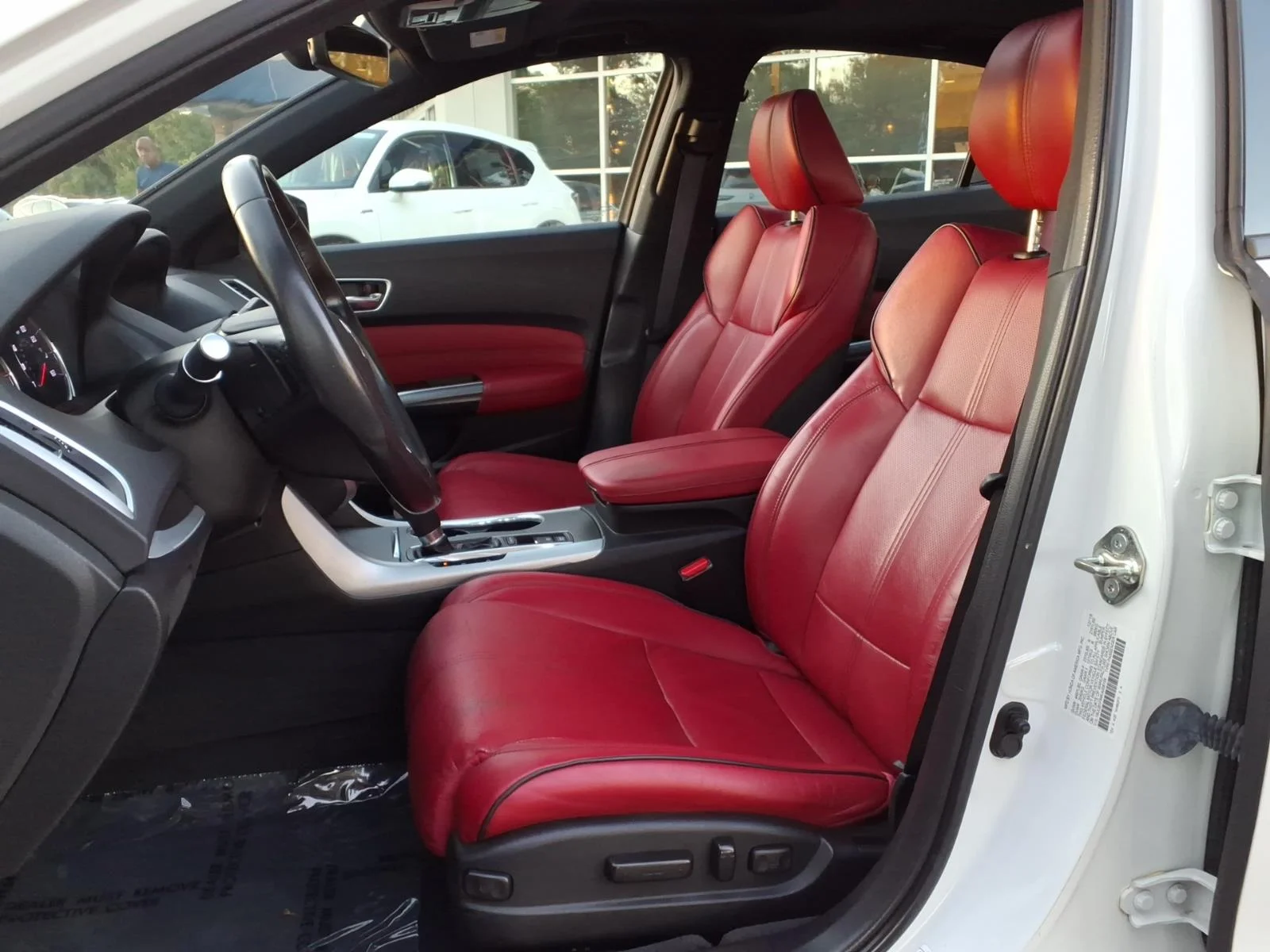 Used 2019 Platinum White Pearl Acura A-Spec Red image 18