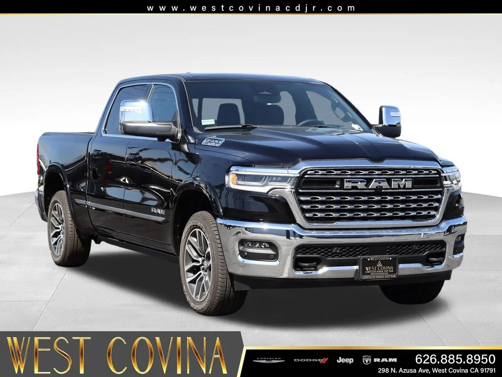 New 2025 Diamond Black Crystal Pearl-Coat Exterior Paint RAM Limited image 3
