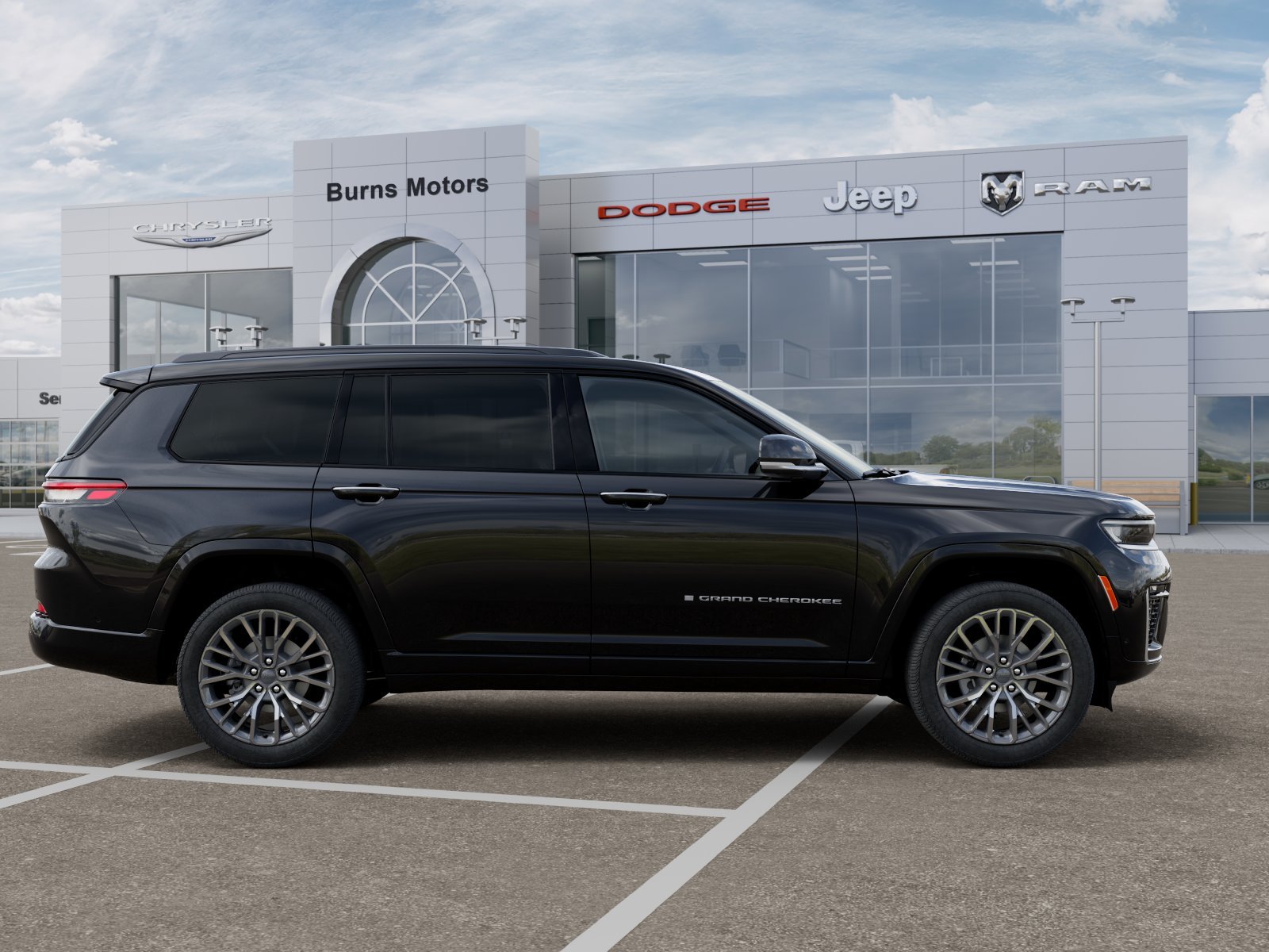 New 2026 Diamond Black Crystal Pearl-Coat Exterior Paint Jeep Summit image 47