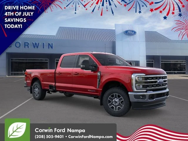 New 2026 Ruby Red Metallic Tinted Clearcoat Ford F-350® Lariat® image 1