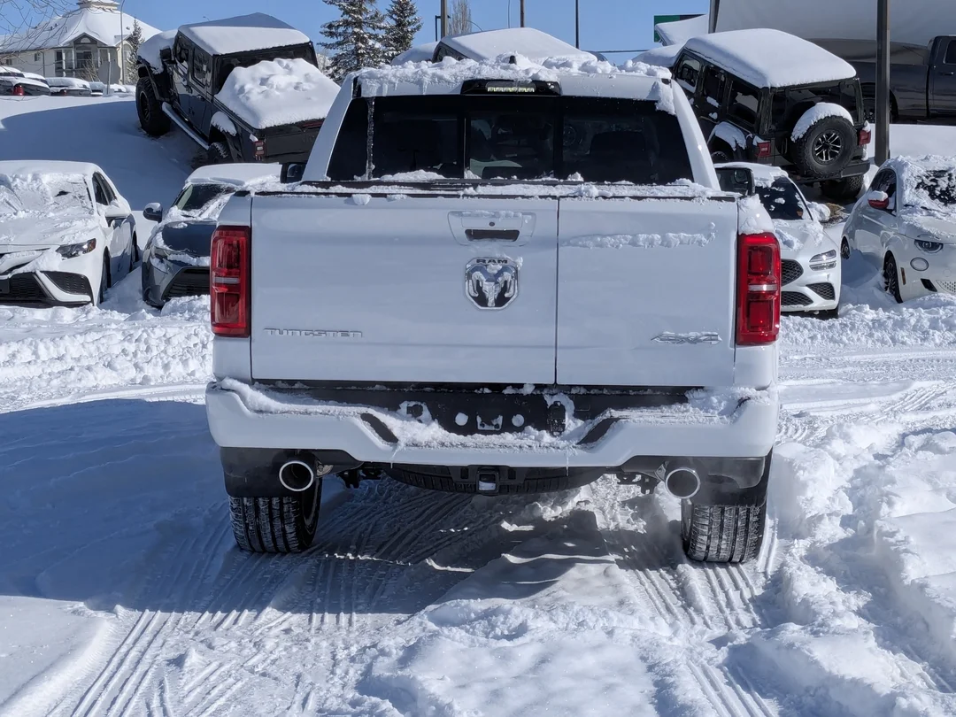 New 2026 White RAM Tungsten - - 4x4 - Hurricane HO Turbo - Multi-Function Tailgate - Prem Lthr & More! image 7