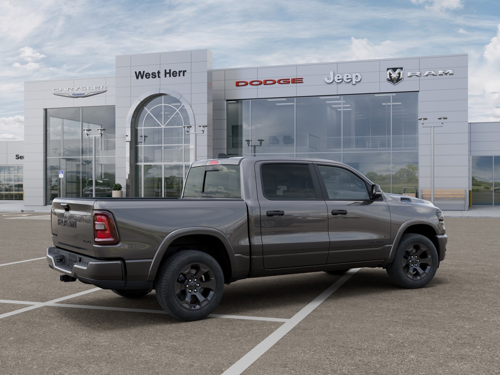 New 2026 Granite Crystal Metallic Clearcoat RAM Big Horn image 4