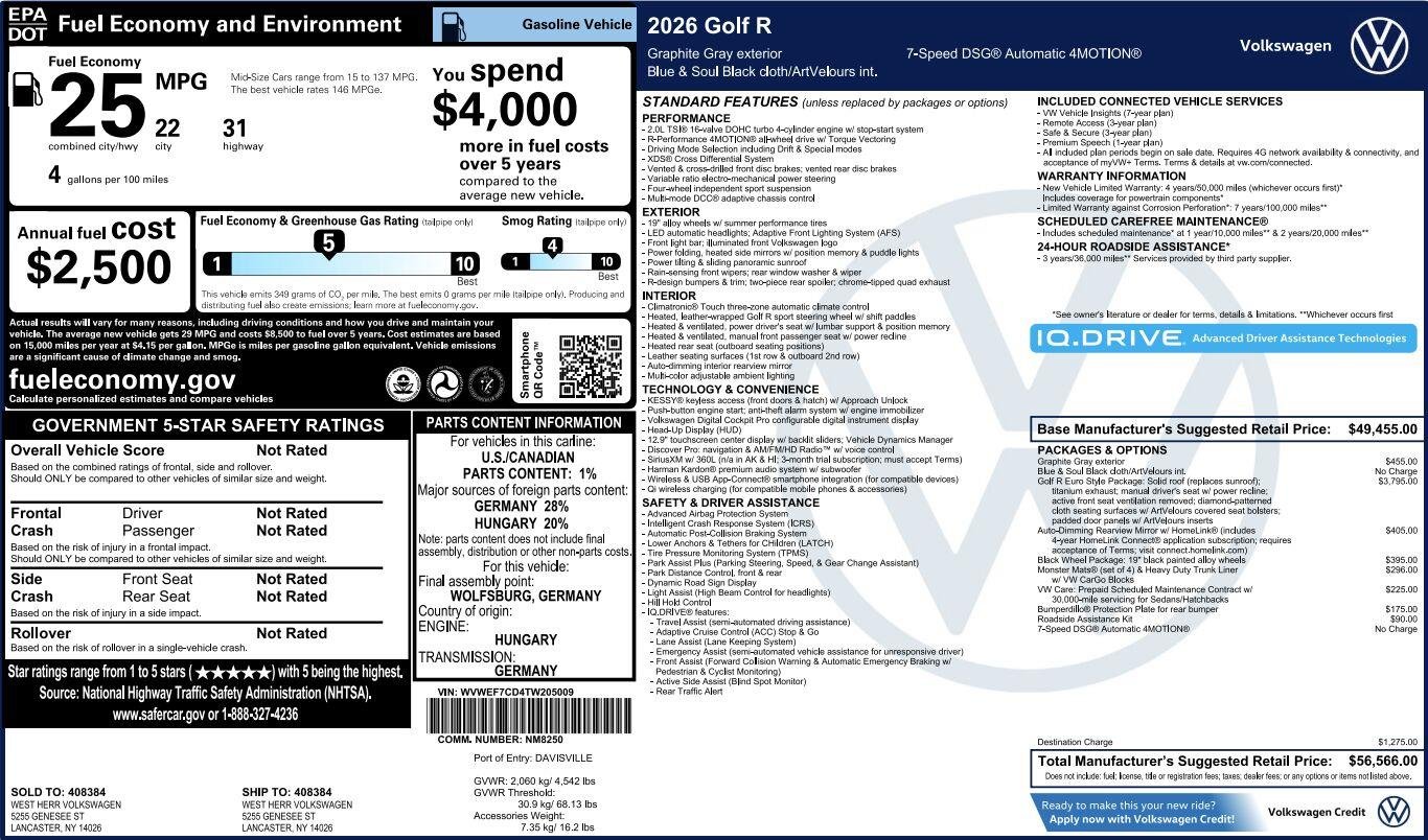 WVWEF7CD4TW205009