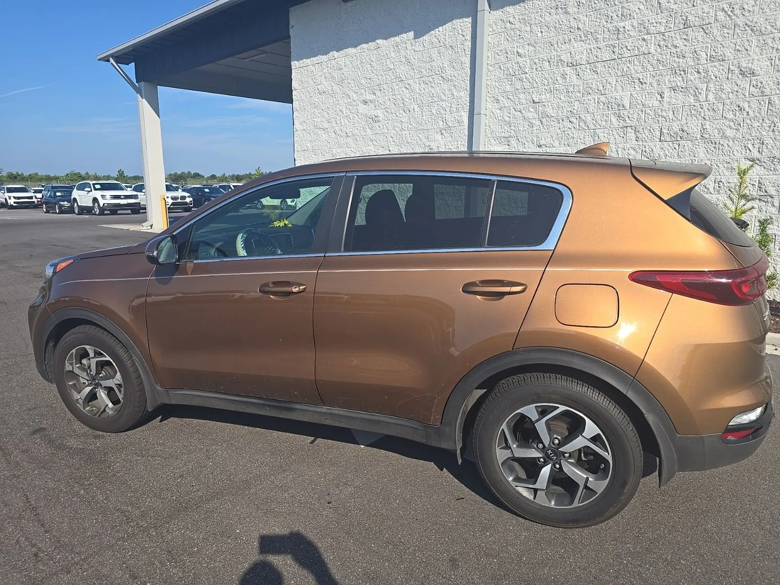 Used 2021 Burnished Copper Kia LX image 5