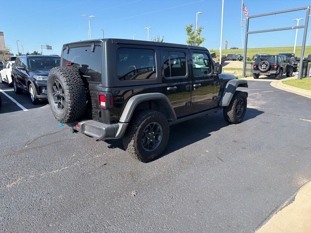 Used 2024 Black Jeep Willys 4xe image 7