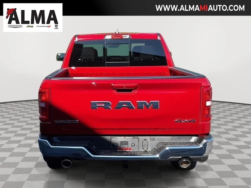 New 2027 Molten Red Pearl-Coat Exterior Paint RAM Laramie image 5