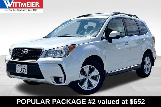 Used 2015 Satin White Pearl Subaru 2.0XT Touring image 1