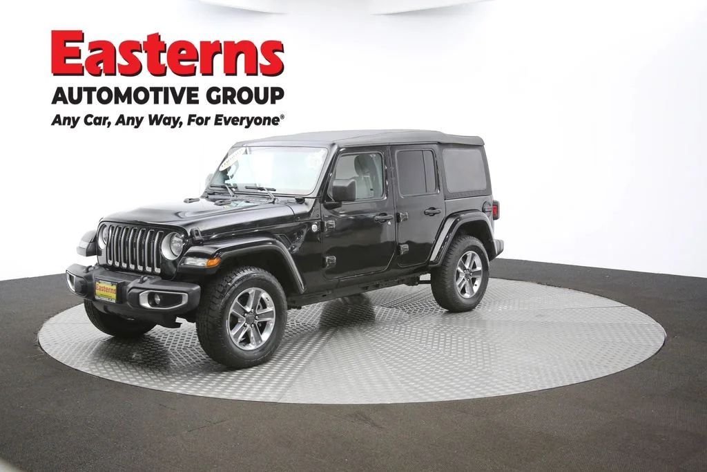 Used 2021 Black Jeep Unlimited Sahara image 53