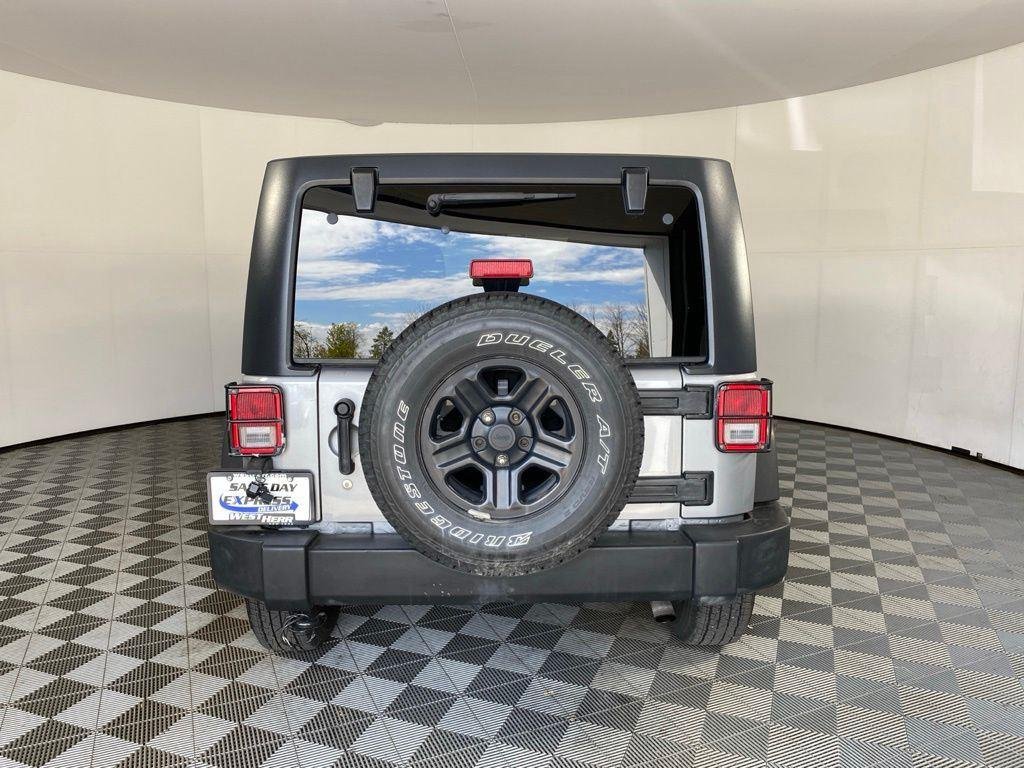 Used 2016 Billet Silver Metallic Clearco Jeep Unlimited Sport image 8