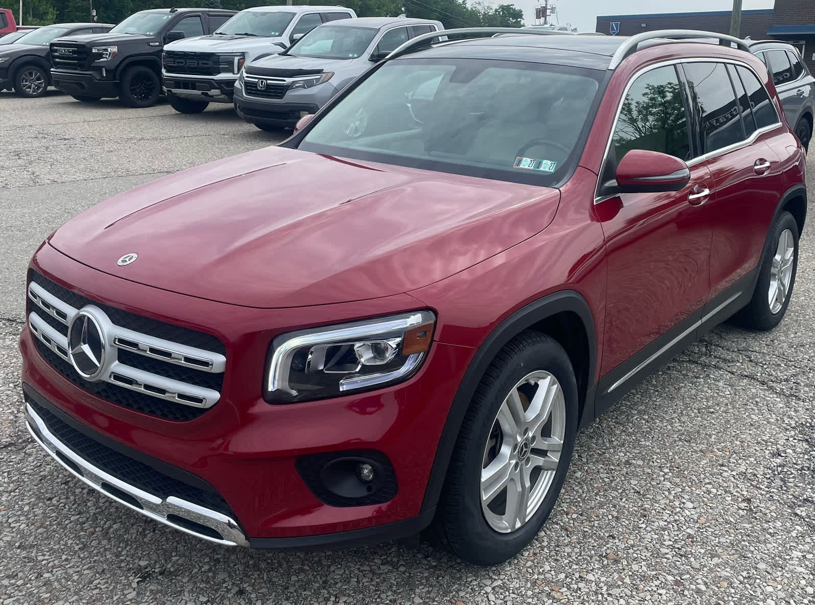 Certified Used 2021 Patagonia Red Metallic Mercedes-Benz GLB 250 image 2