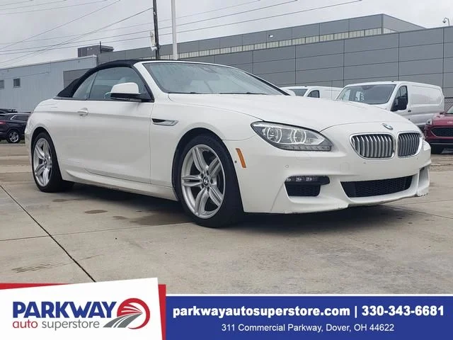 Used 2015 White BMW 650i image 1