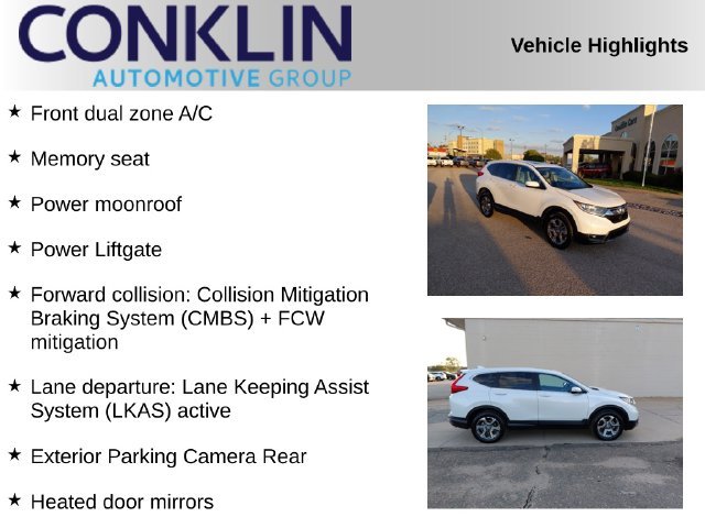 Used 2019 White Honda EX-L image 2