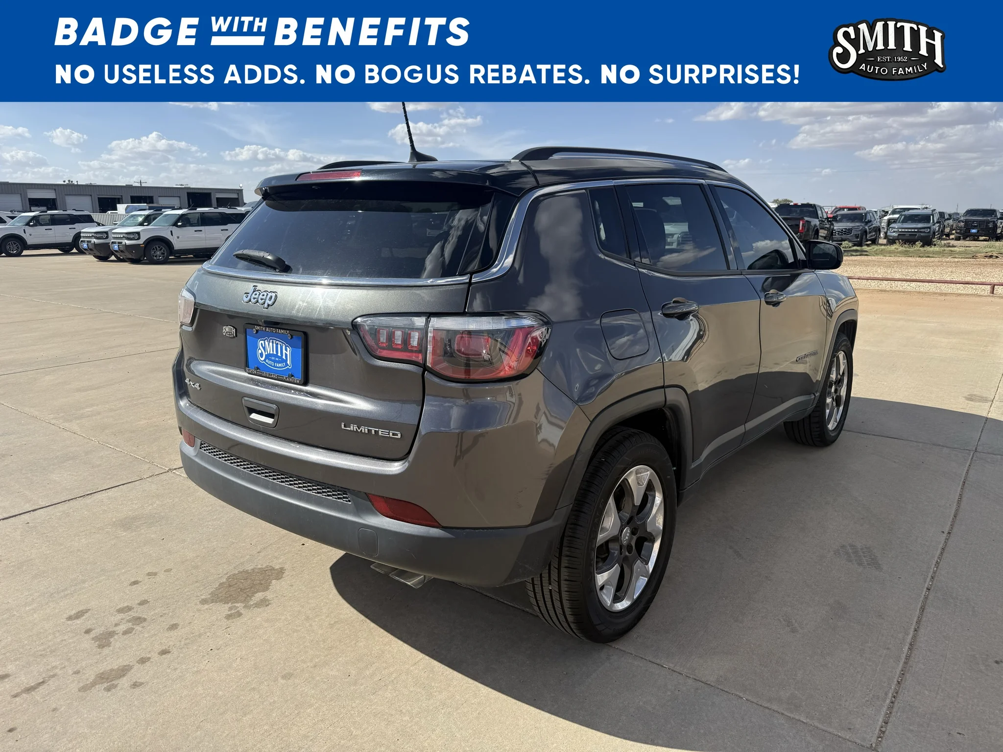 Used 2018 Black Clearcoat Jeep Limited image 4