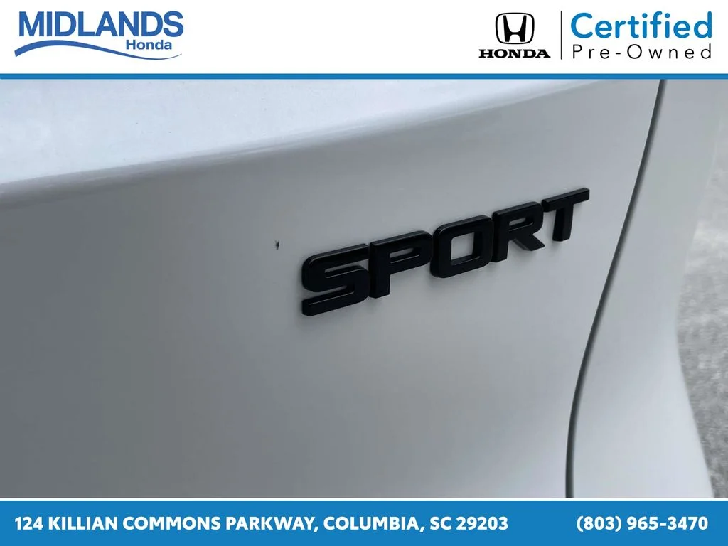 Certified Used 2024 Platinum White Pearl Honda Sport-L image 8