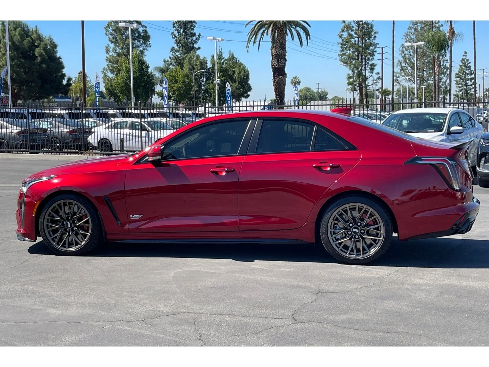 Used 2025 Radiant Red Tintcoat Cadillac Blackwing image 3