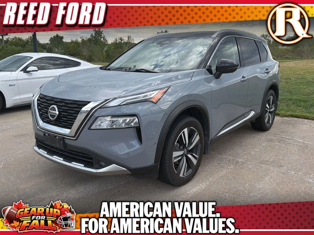 Certified Used 2021 Solid Gray / Black Nissan Platinum image 1