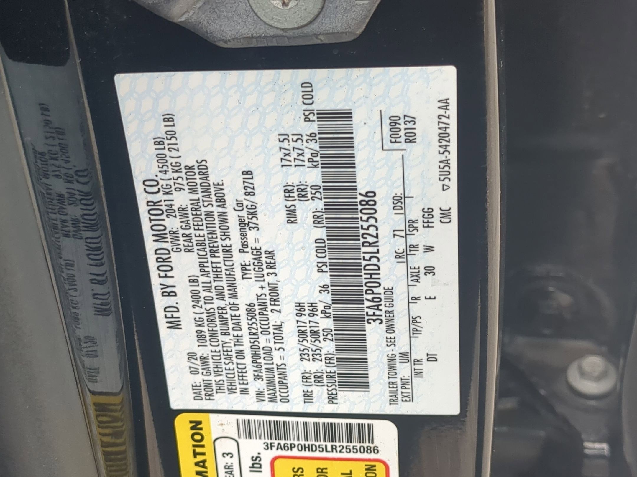 2020 Ford Fusion SE - Photo 33