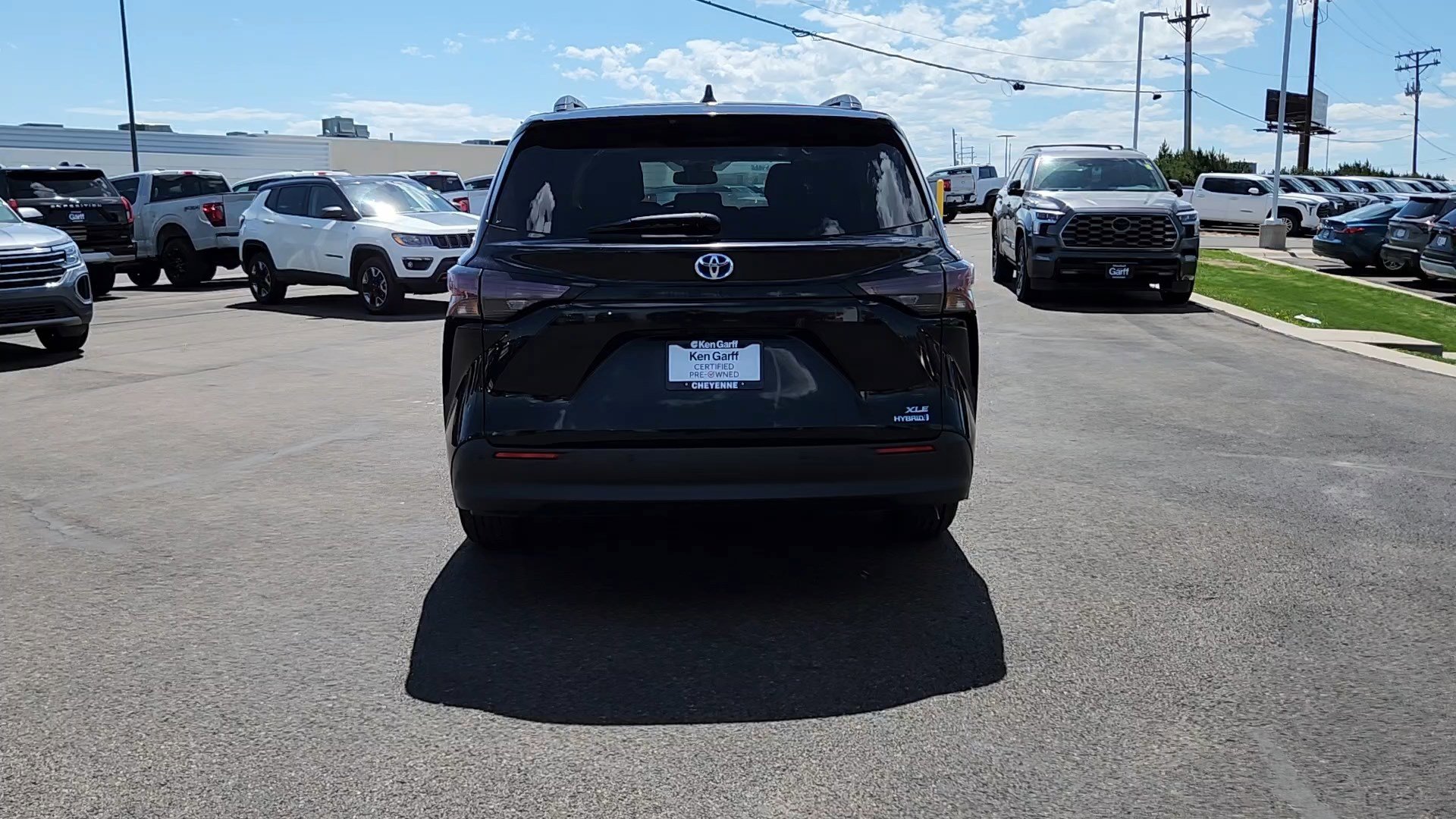 Used 2024 Midnight Black Metallic Toyota XLE image 3