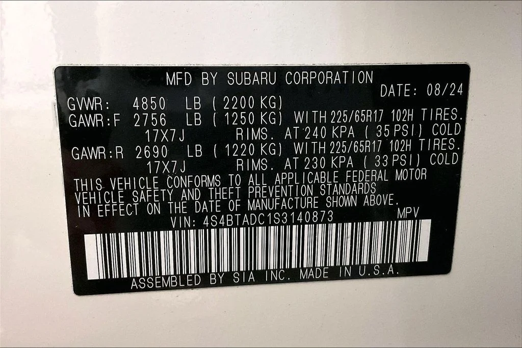 Certified Used 2025 White Subaru Premium image 40