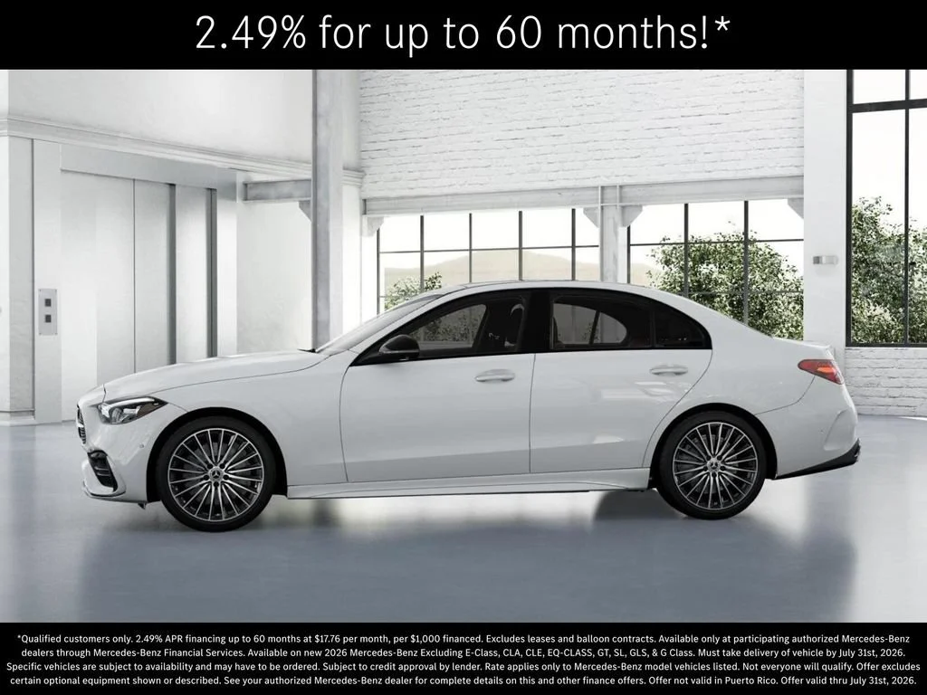 New 2026 Polar White Mercedes-Benz C 300 image 77
