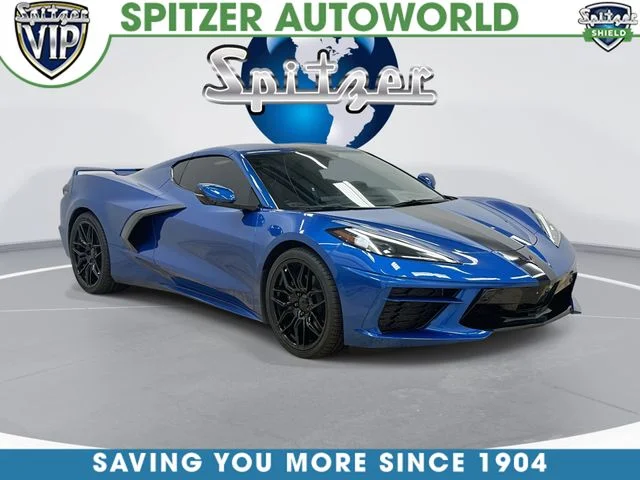 Used 2021 Blue Chevrolet Stingray image 1