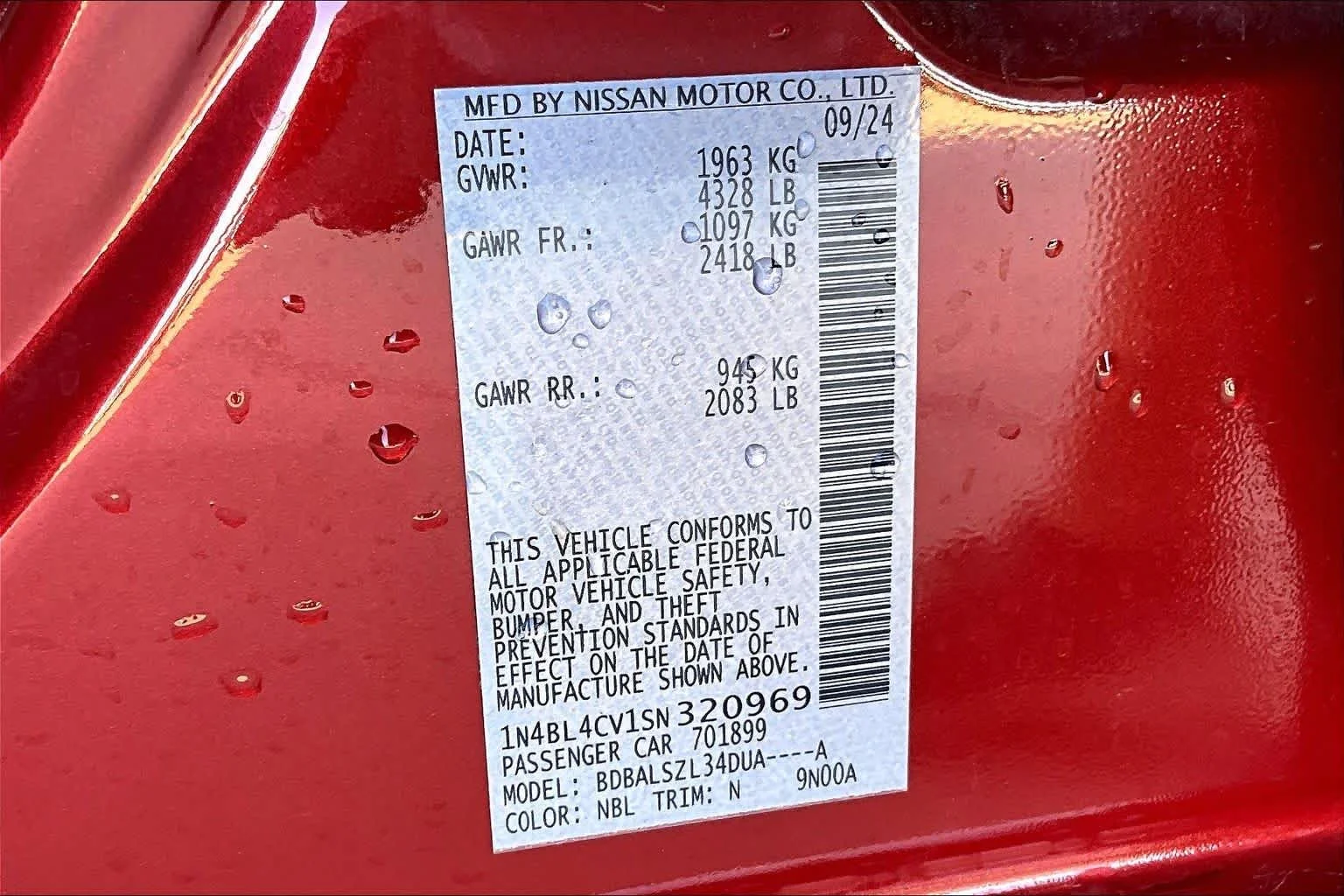 Certified Used 2025 Scarlet Ember Nissan SR image 38