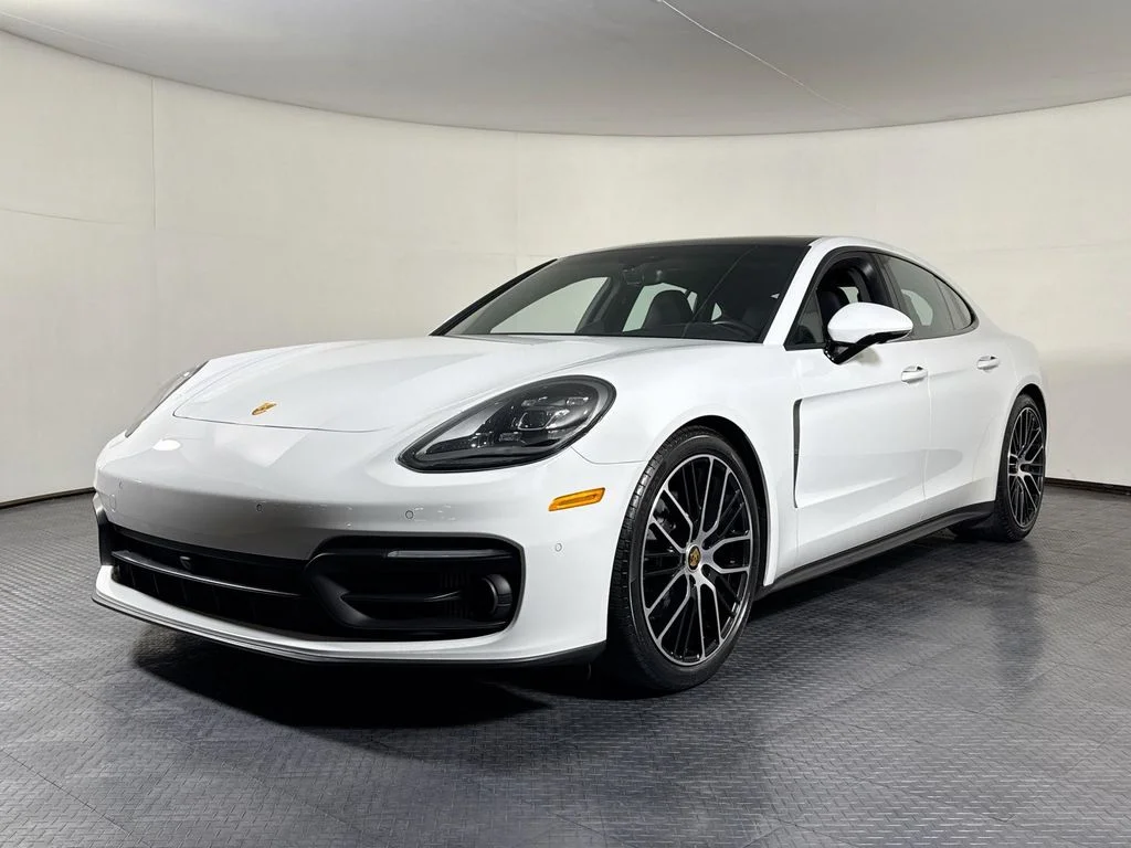 Used 2023 Carrara White Metallic Porsche 4 Platinum Edition image 1